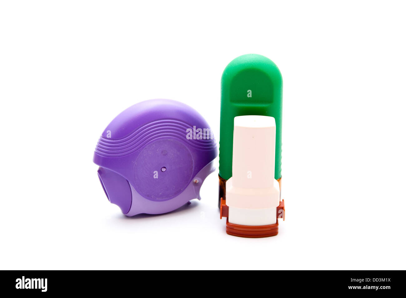 Asthma Inhaler with nasal Spray Stock Photo Alamy
