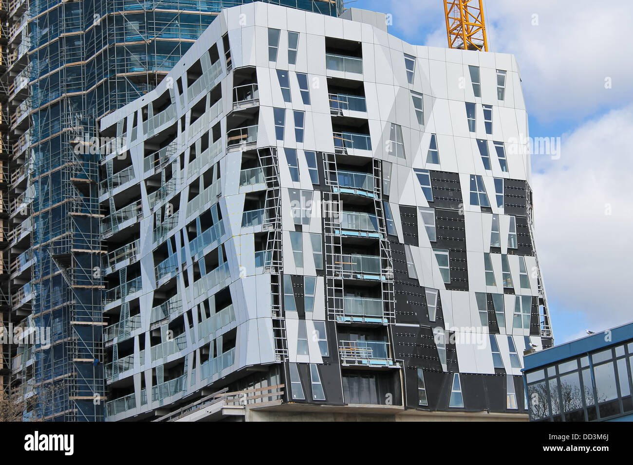 Building a new house in Rotterdam. The Netherlands Stock Photo Alamy
