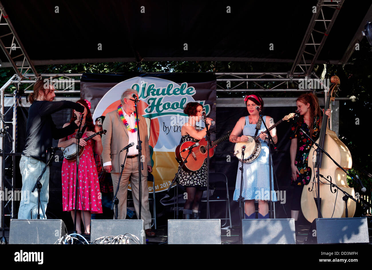 Dún Laoghaire, County Dublin, Ireland. 25th August 2013. The Ukulele