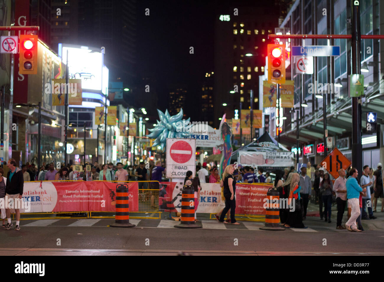 The Scotiabank BuskerFest in support of Epilepsy Toronto Stock Photo