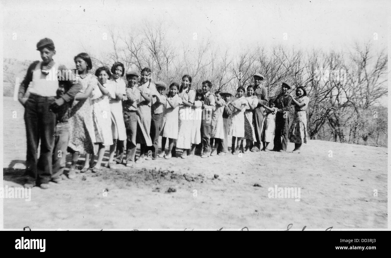 Pupils at Brave Heart Day School, Porcupine, SD 285479 Stock Photo Alamy