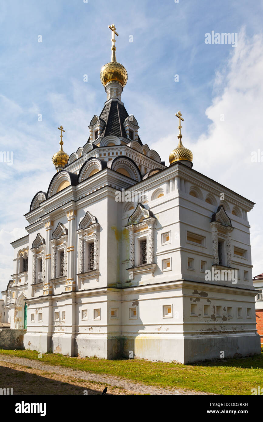 walls of Elizabethan church in Dmitrov Kremlin, Russia Stock Photo