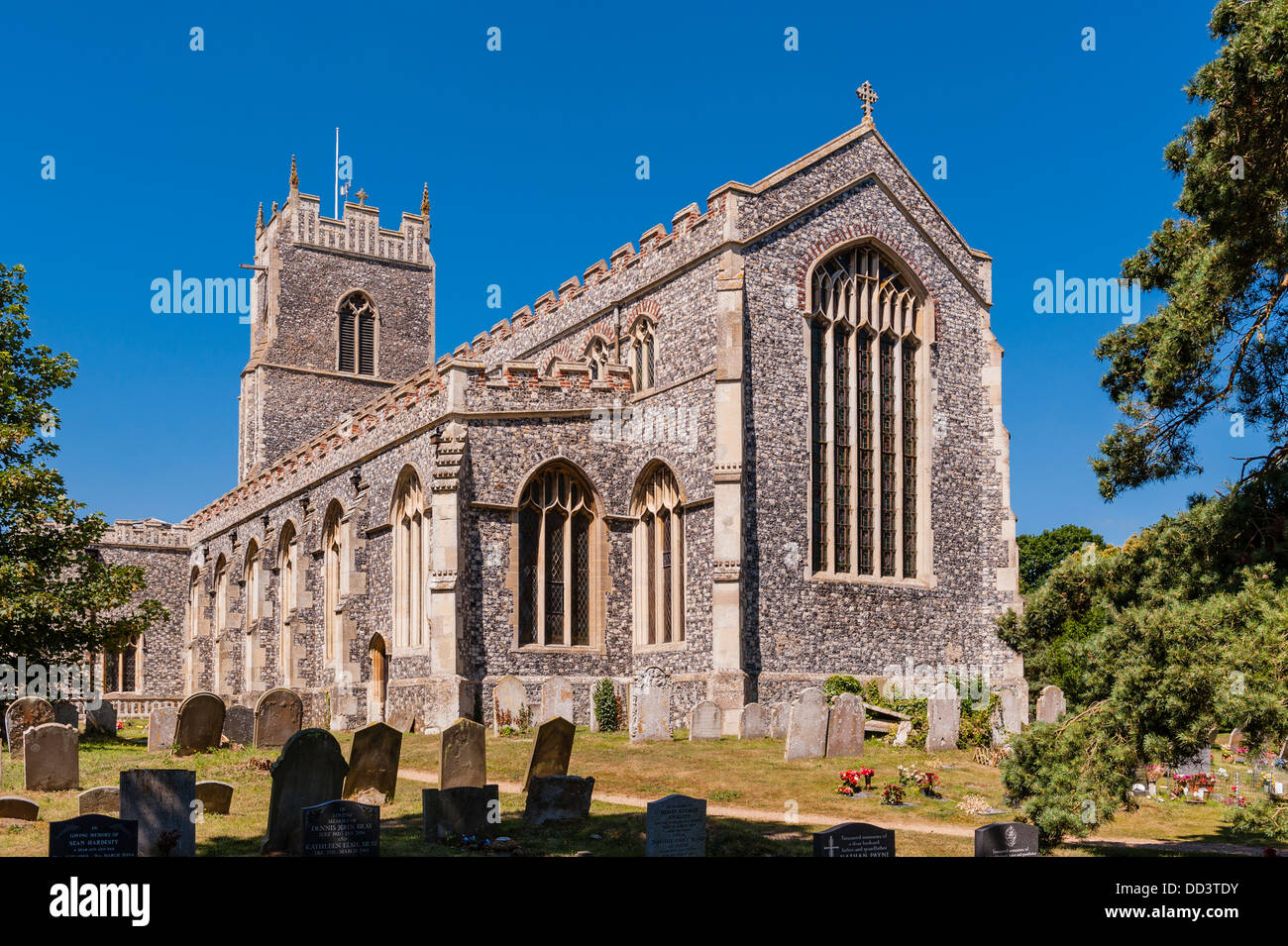 The Holy Trinity Church in Loddon , Norfolk , England , Britain , UK Stock Photo