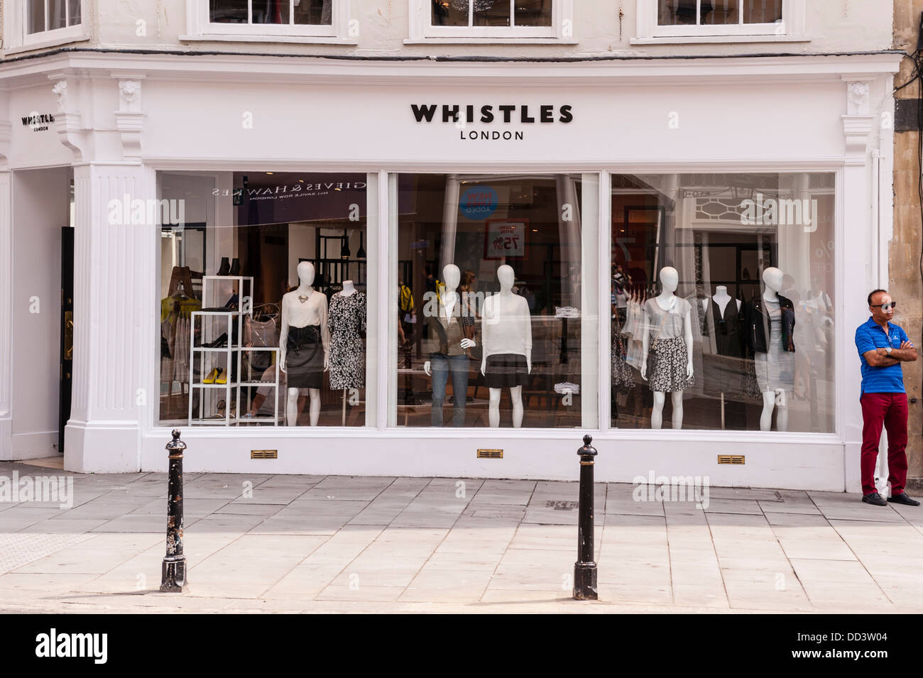 The Whistles clothes shop store in Bath , Somerset , England , Britain , Uk Stock Photo