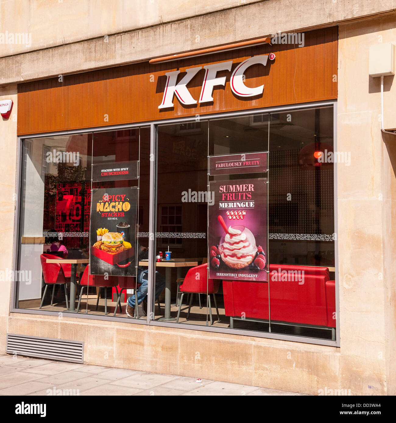 The KFC fast food restaurant in Bath , Somerset , England , Britain , Uk Stock Photo