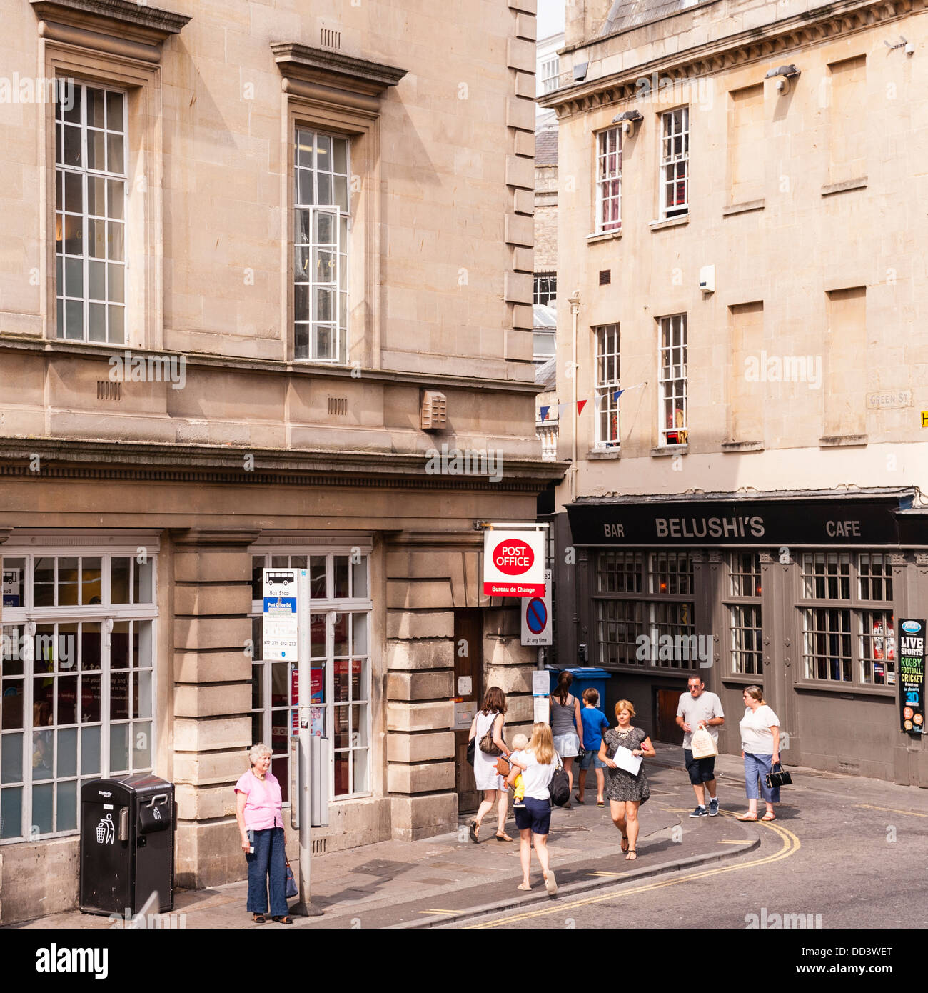 The Post Office in Bath , Somerset , England , Britain , Uk Stock Photo