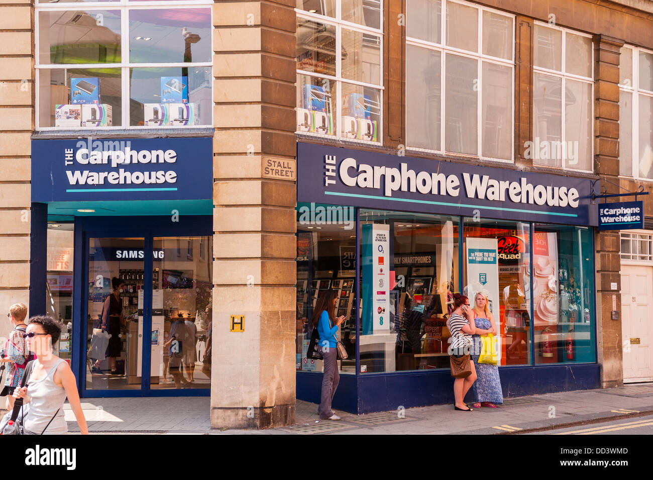 The Carphone Warehouse mobile phone shop store in Bath , Somerset , England , Britain , Uk Stock Photo