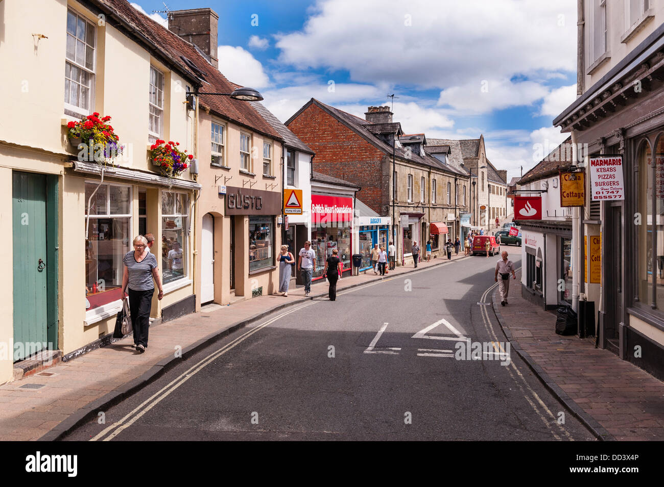 Shaftesbury , Dorset , England , Britain , Uk Stock Photo
