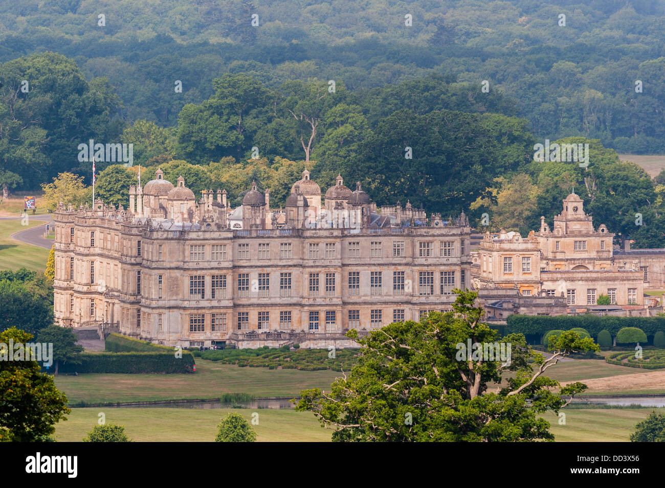 Longleat House in Wiltshire , England , Britain , Uk Stock Photo