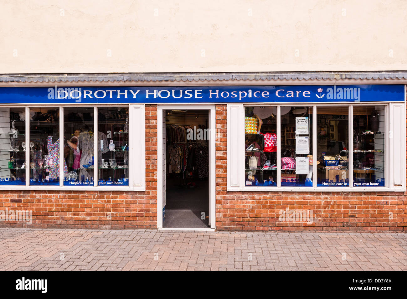The Dorothy House hospice care charity shop store in Calne , Wiltshire , England , Britain , Uk Stock Photo