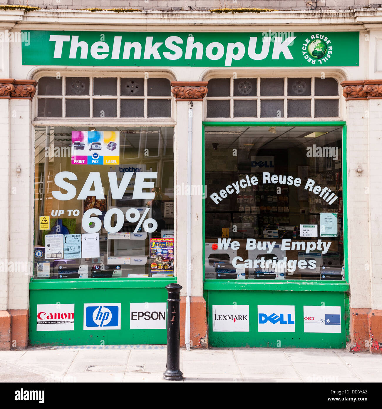 The Ink Shop store in Warminster in Wiltshire , England , Britain , Uk