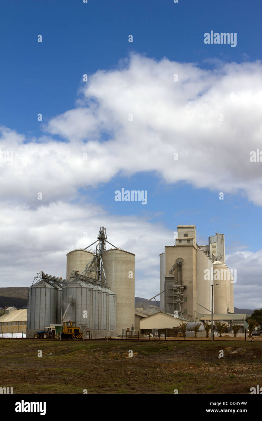Grain silos in Bredasdorp, South Africa Stock Photo Alamy