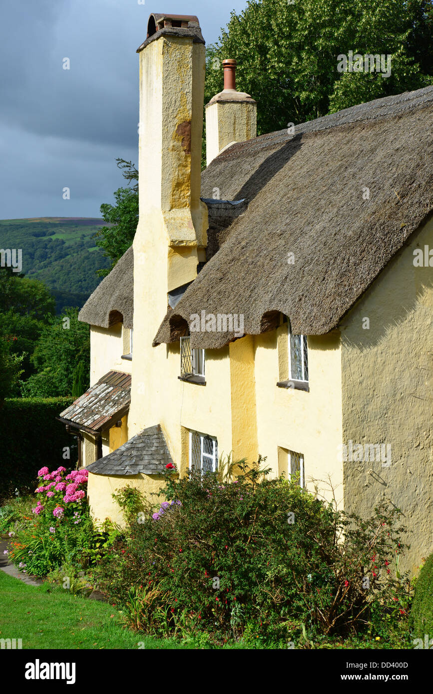 Bow Cottage, Selworthy, Somerset, England, United Kingdom Stock Photo