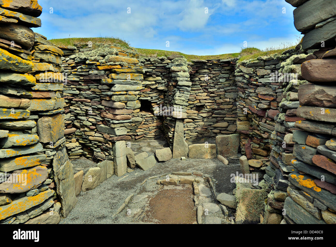 Jarlshof; Sumburgh; Shetland; UK; Iron Age Houses Stock Photo Alamy