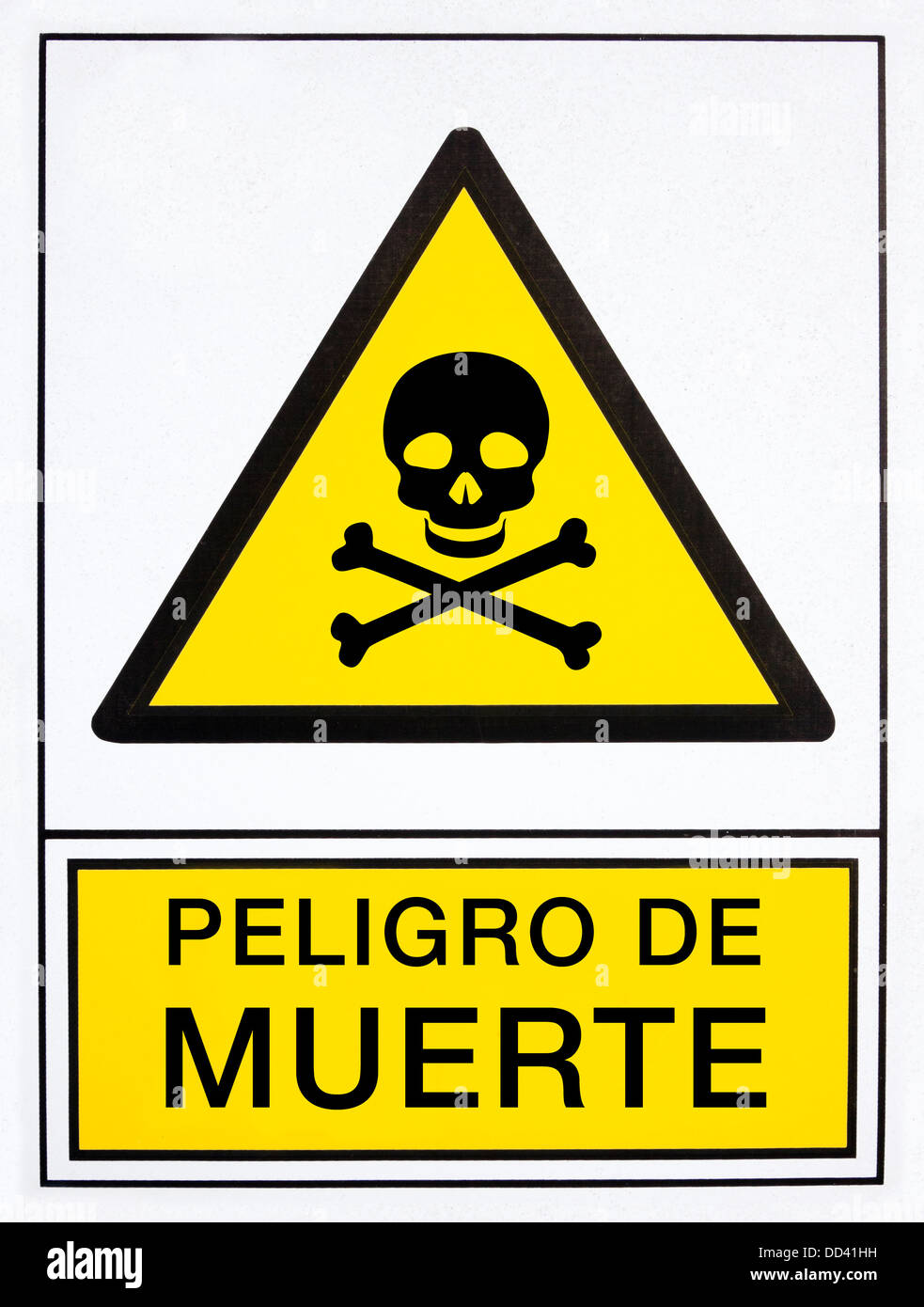 danger-signal-in-spanish-language-stock-photo-alamy