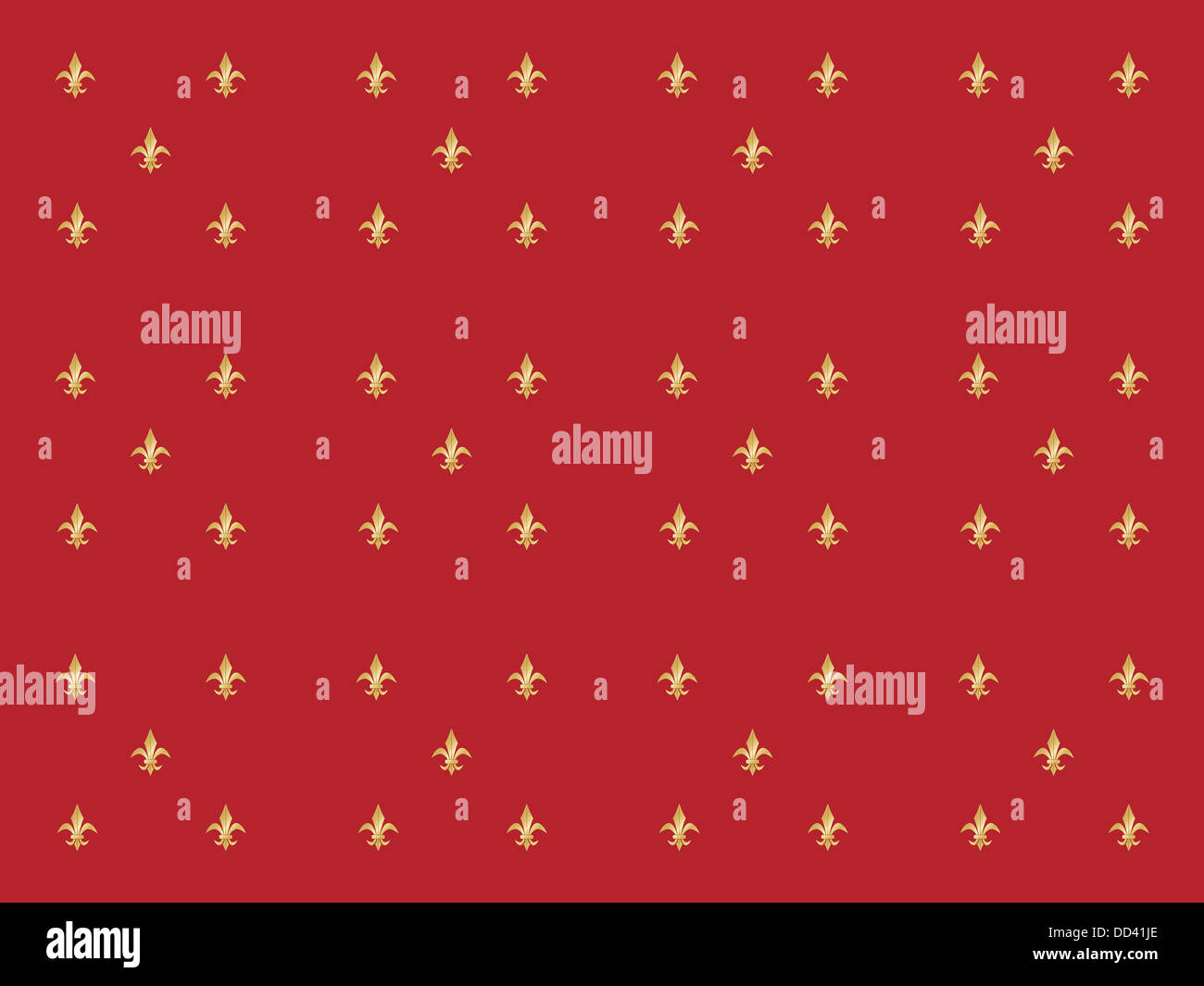 red abstract seamless pattern with royal lilies Stock Photo - Alamy