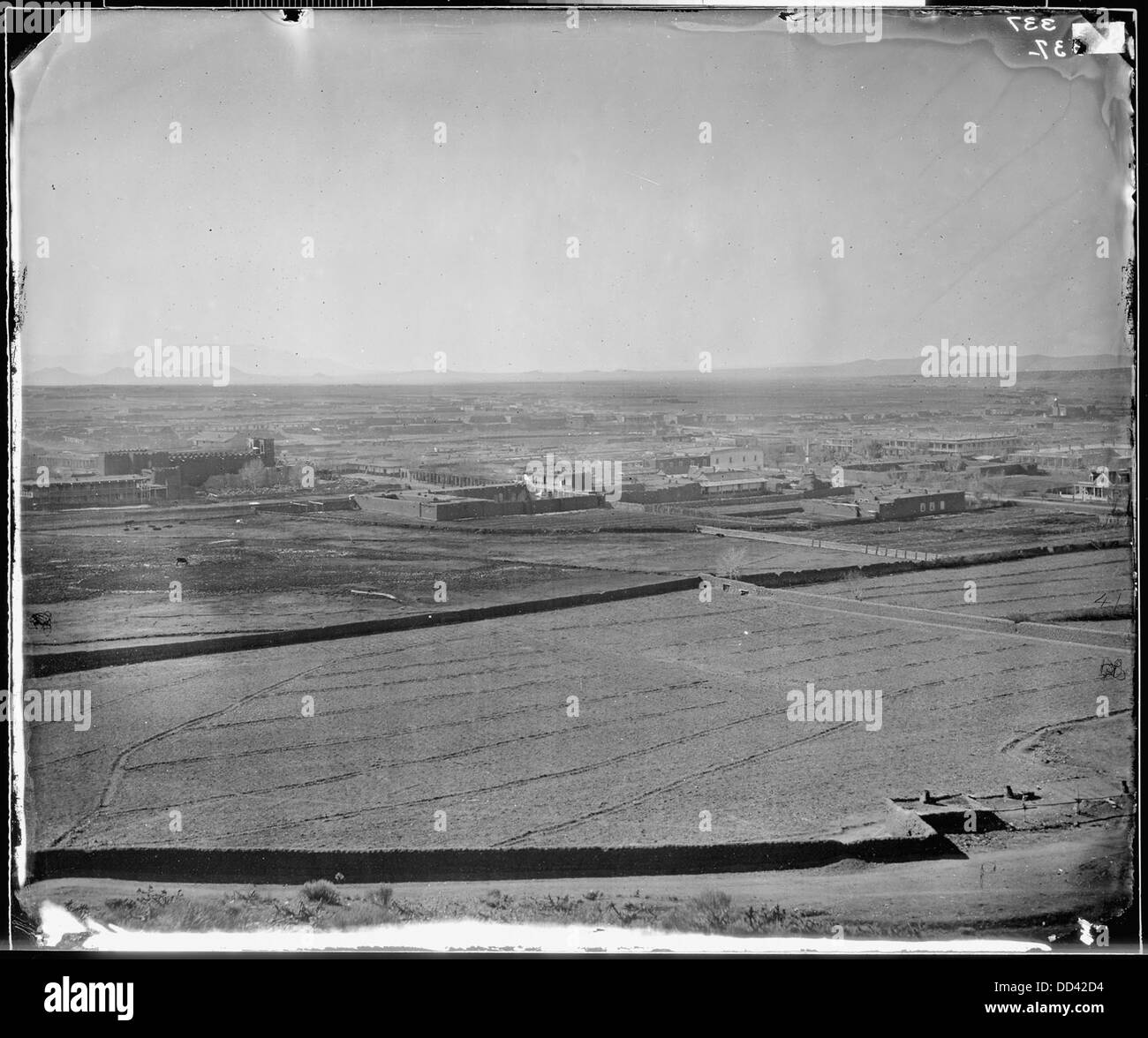 Old santa fe, new mexico Black and White Stock Photos & Images Alamy
