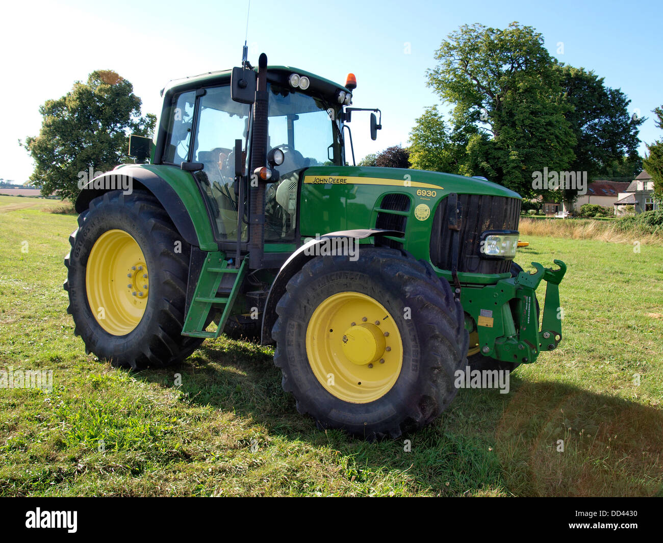 John Deere 6930 Tractor, UK 2013 Stock Photo