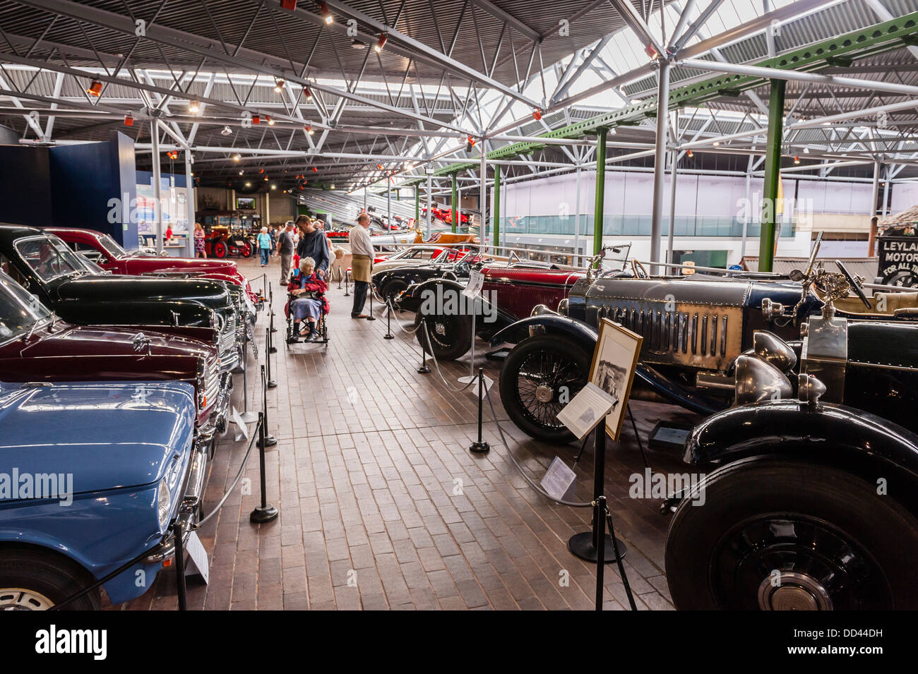 Cars Inside the National Motor Museum at Beaulieu in Beaulieu , Hampshire , England , Britain , Uk Stock Photo