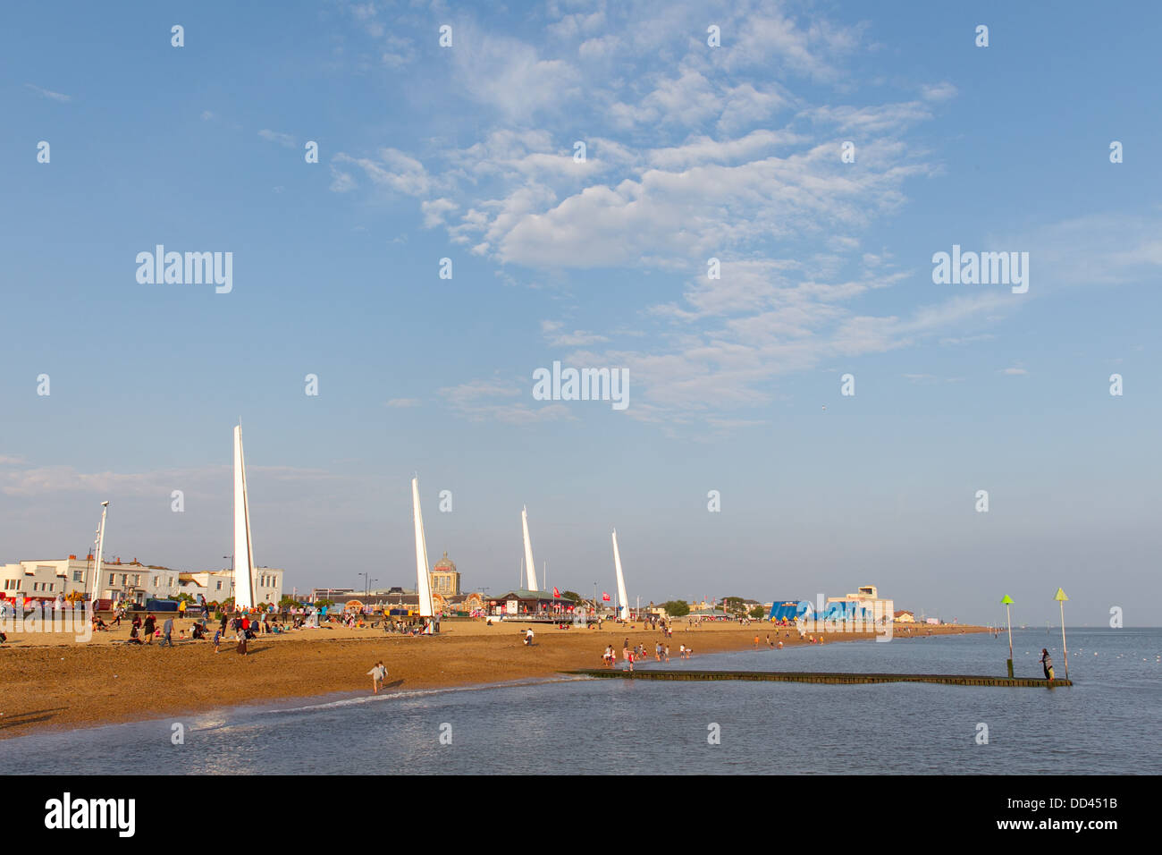 JUBILEE BEACH, SOUTHENDONSEA, ESSEX, UK Stock Photo Alamy