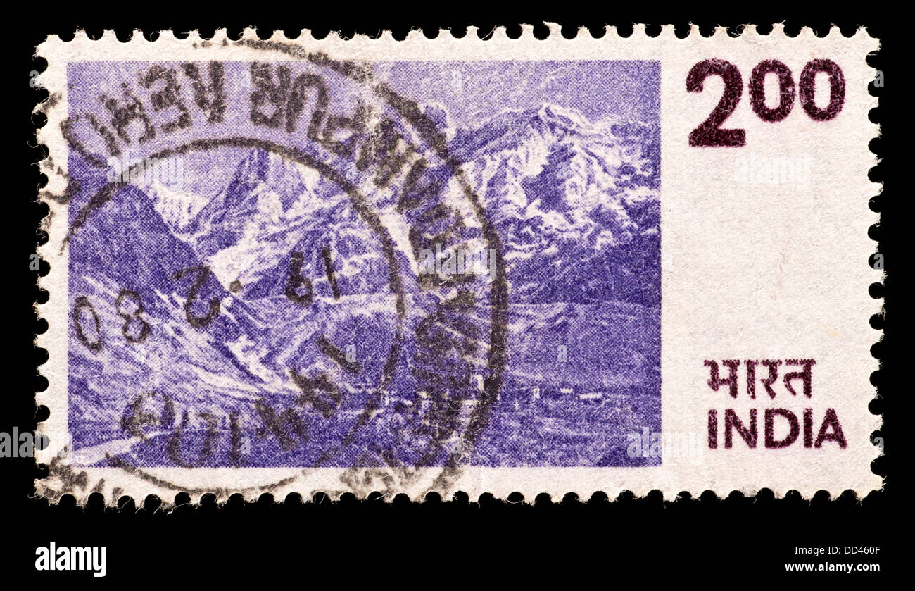 India postage stamp hi-res stock photography and images - Alamy