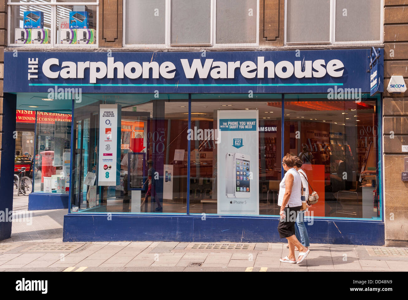 The Carphone Warehouse mobile phone shop store in Bath , Somerset , England , Britain , Uk Stock Photo