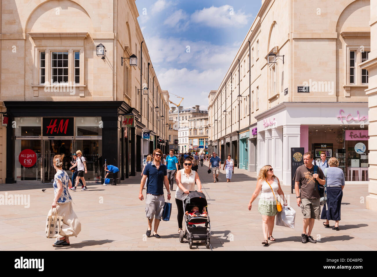 Bath shopping centre hires stock photography and images Alamy