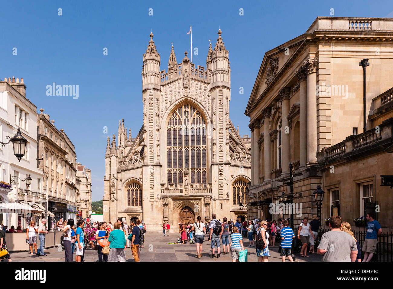 The Abbey in Bath , Somerset , England , Britain , Uk Stock Photo