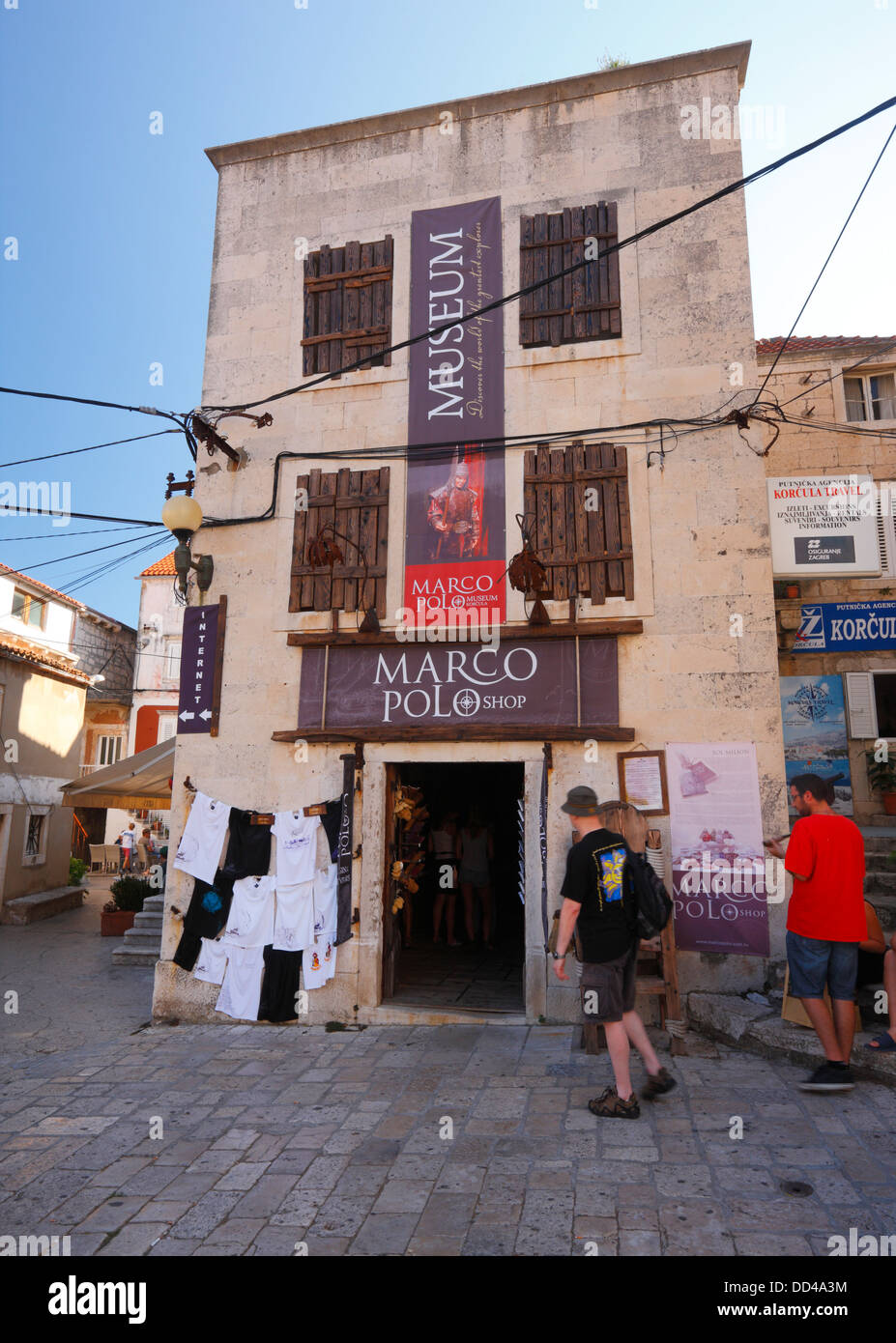 Korcula Croatia Museum of Marco Polo Stock Photo - Alamy