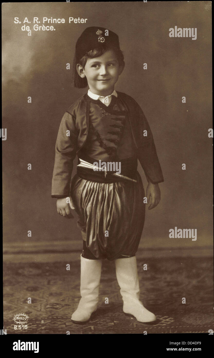 Ak S.A.R. Prince Peter de Grece, Prinz, Adel Griechenland, Amag B 516; Stock Photo