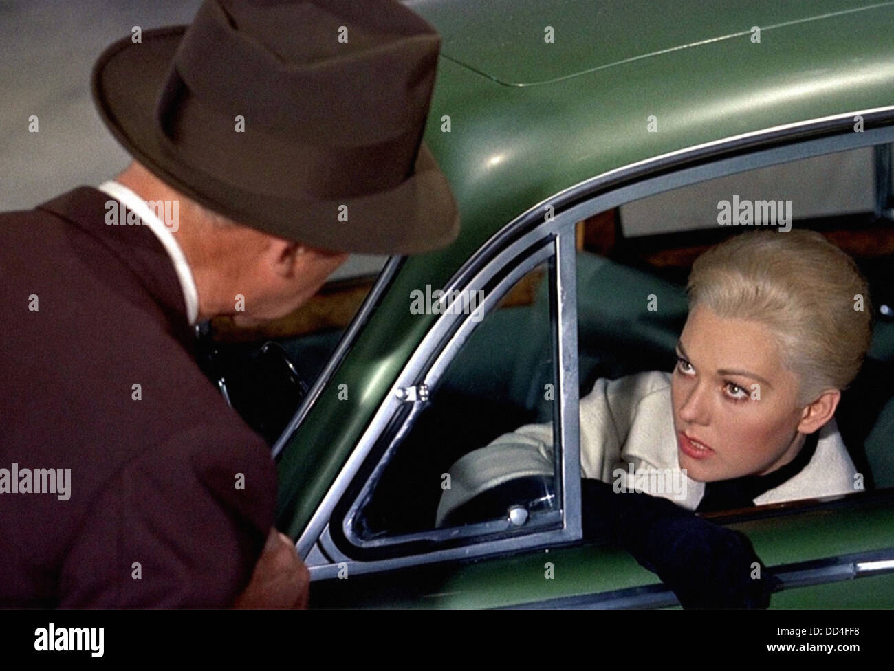 VERTIGO - Kim Novak, James Stewart - Directed by Alfred Hitchcock - Paramount 1958 Stock Photo