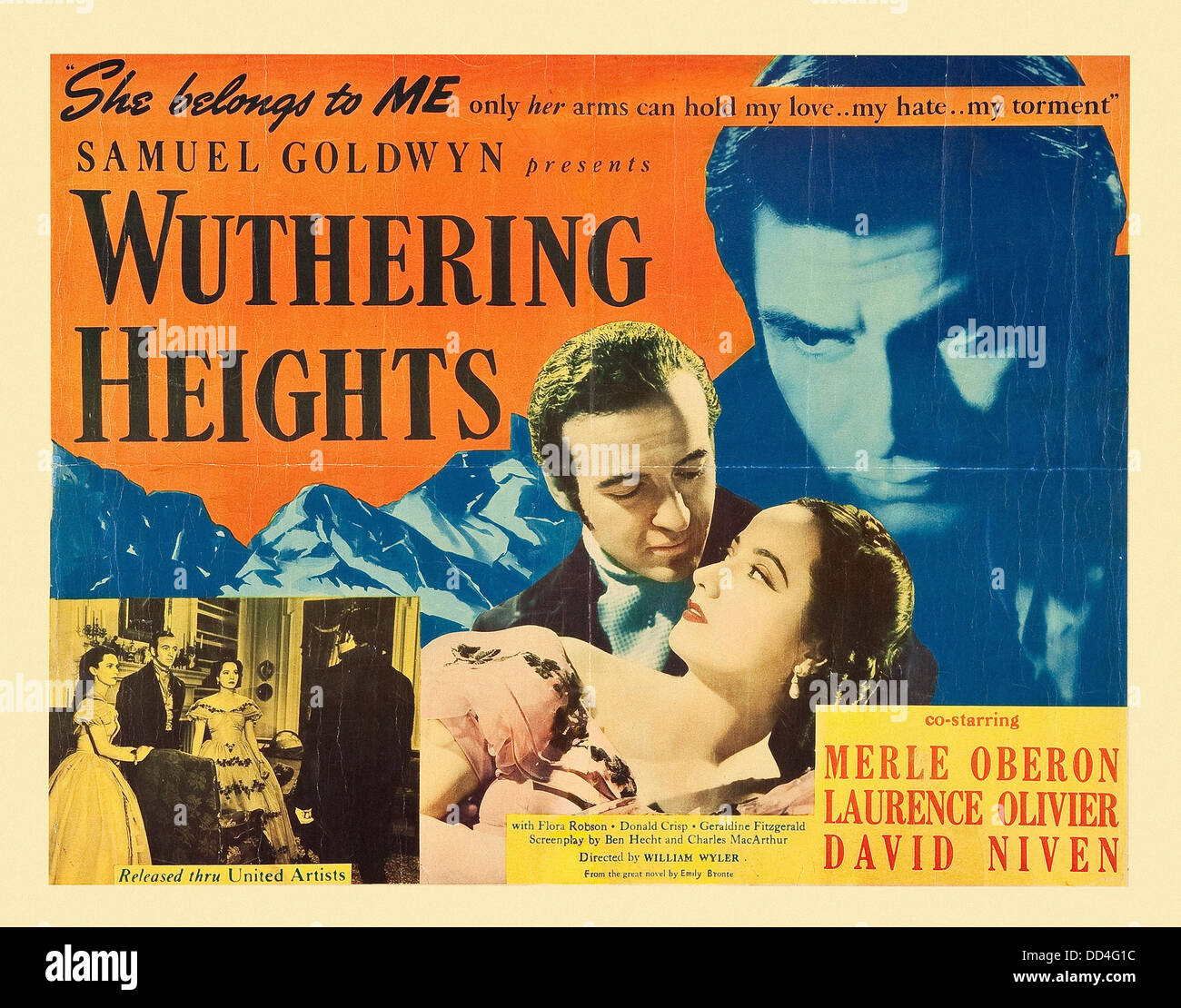 WUTHERING HEIGHTS Movie Poster Directed by William Wyler United