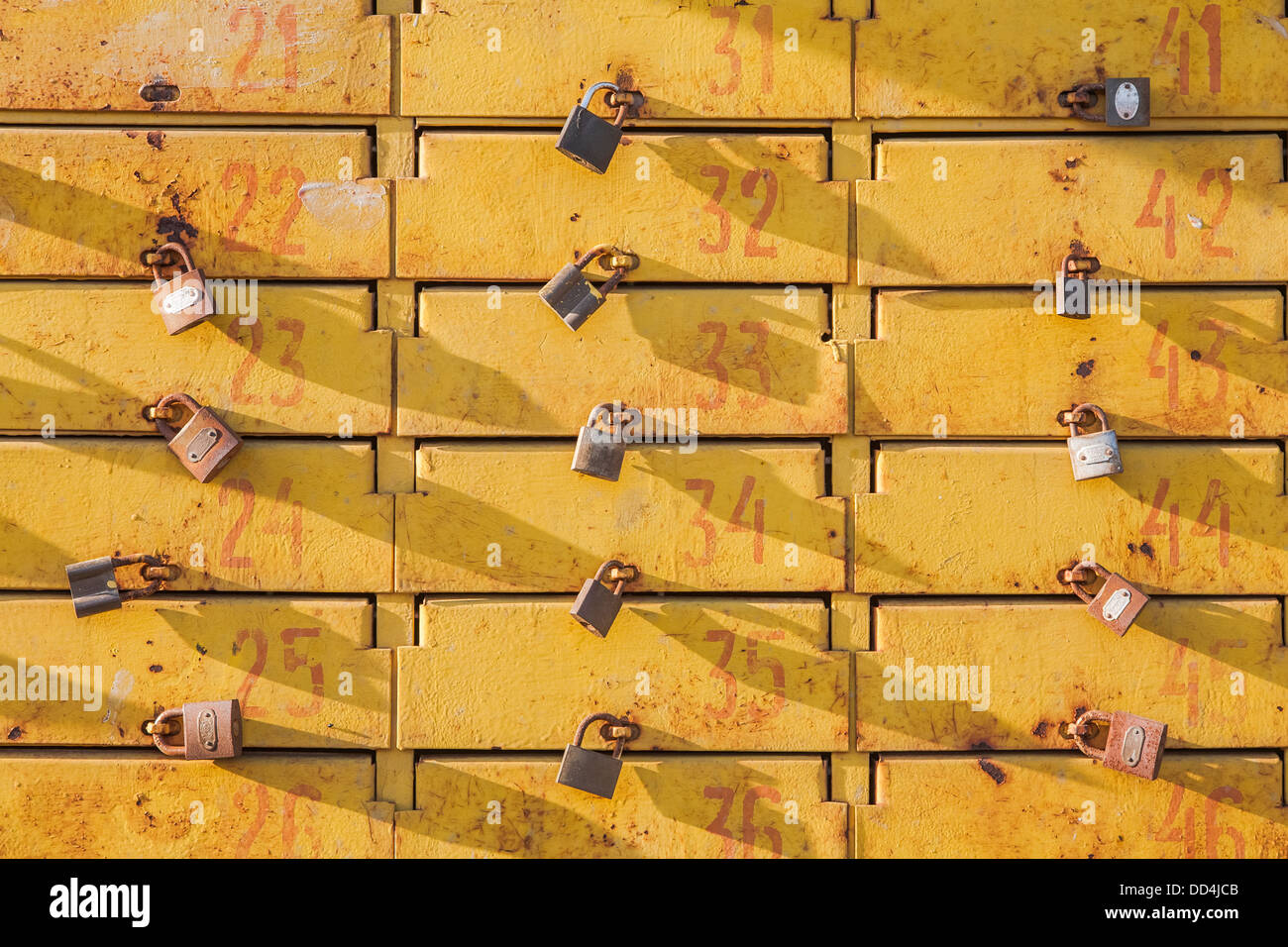 Public letter boxes Stock Photo