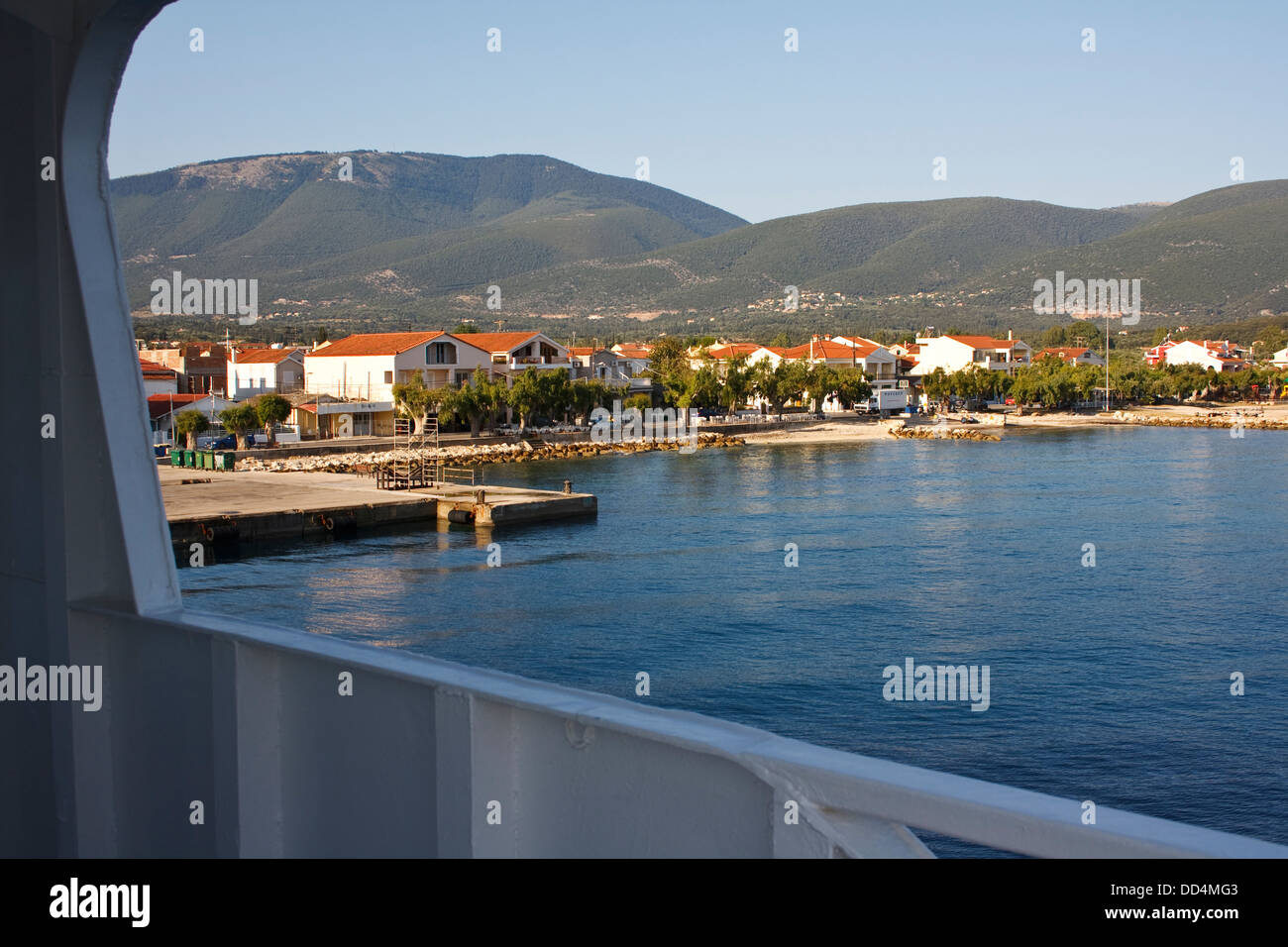 View of Sami from a Greek ferry between Kefalonia and Ithaca, Greece Stock Photo Alamy View of Sami from a Greek ferry between Kefalonia and Ithaca, Greece Stock Photo Alamy