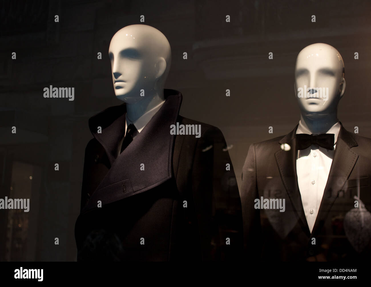 Mannequins decorate a shop in Cadiz, Andalusia, Spain, Spain, December 29, 2012. Stock Photo