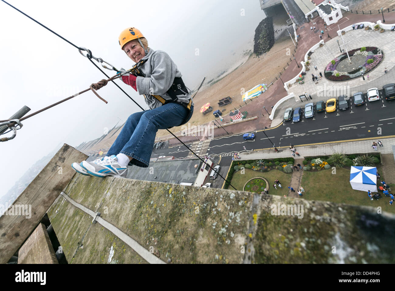 Person Absailing Sheriff of canterbury hi-res stock photography and images - Alamy