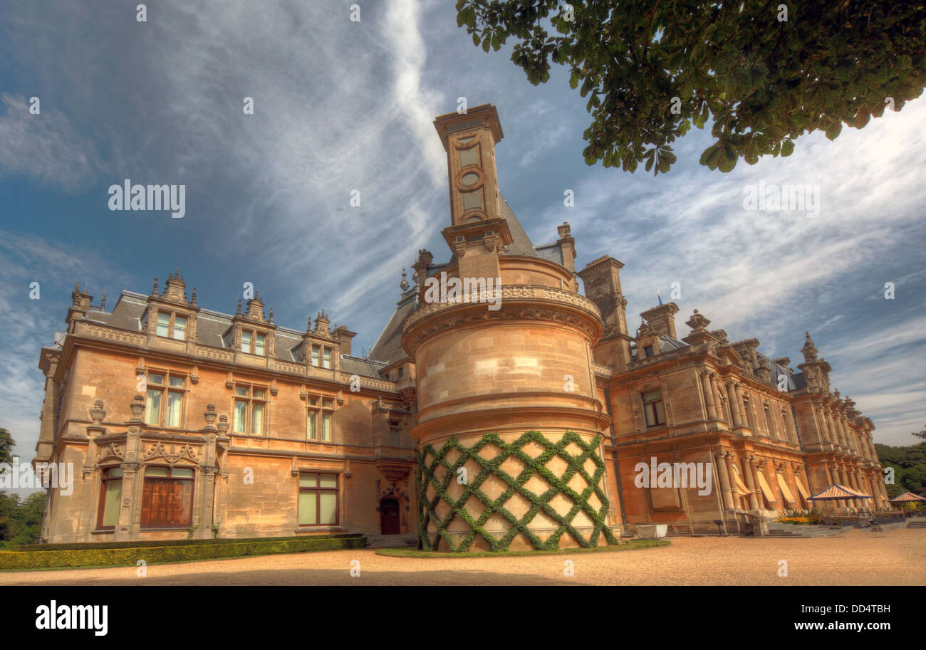 Panorama from Waddesdon Manor, Buckinghamshire, England Stock Photo