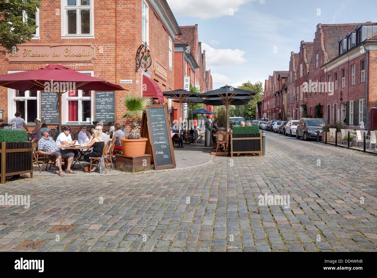 Dutch Quarter, Potsdam, Brandenburg, Germany Stock Photo