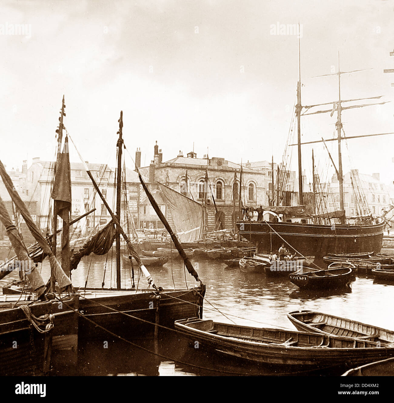 Plymouth Docks Custom House Victorian period Stock Photo
