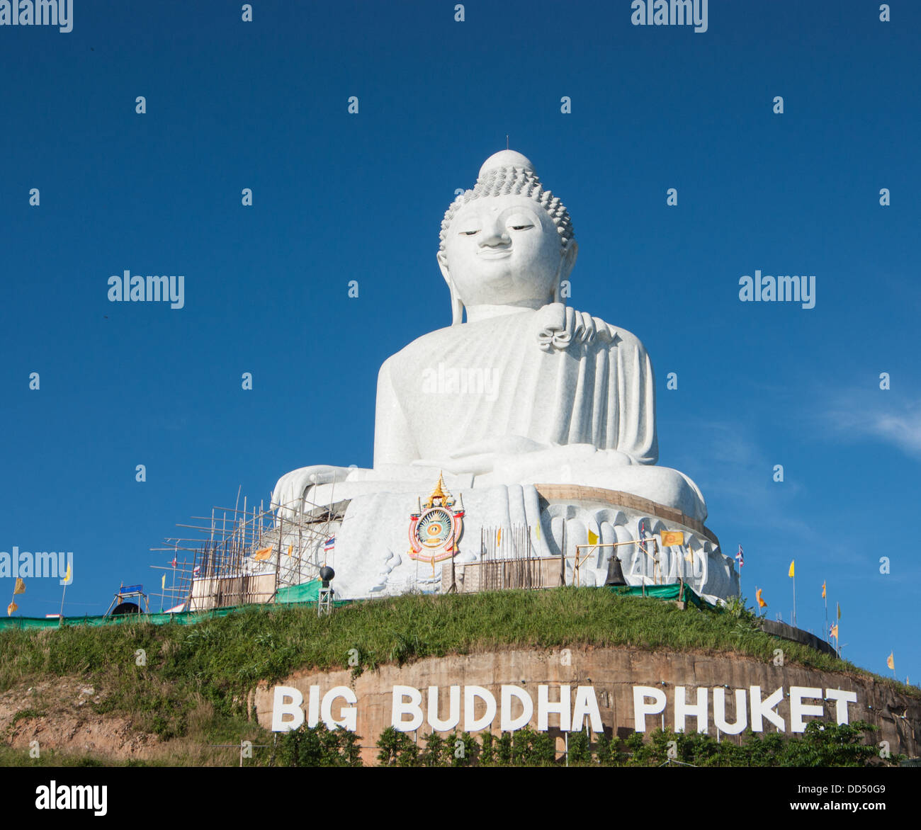 The marble statue of Big Buddha in Phuket, Thailand Stock Photo - Alamy