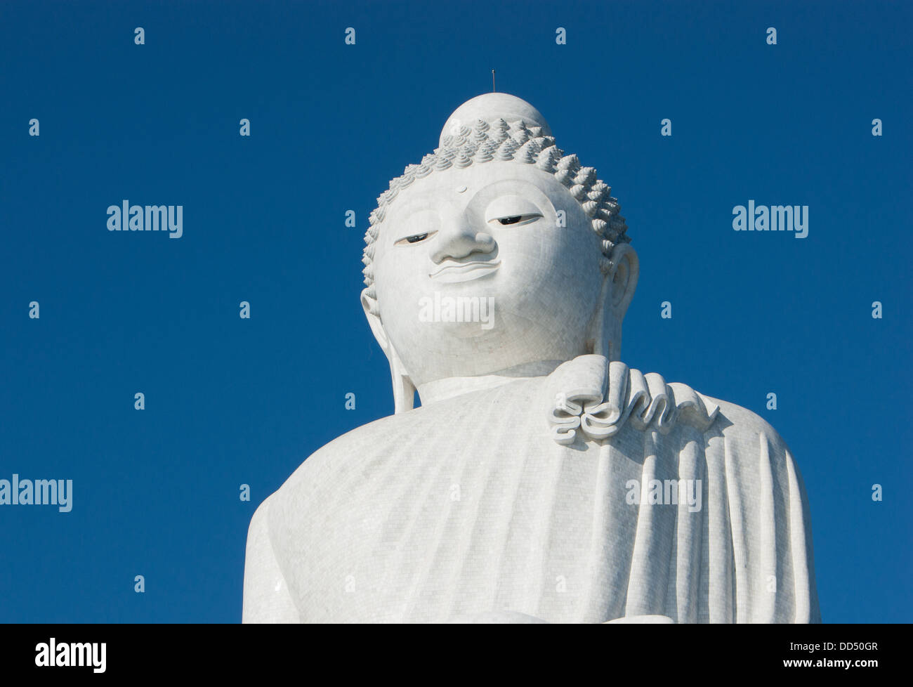 The marble statue of Big Buddha in Phuket, Thailand Stock Photo - Alamy