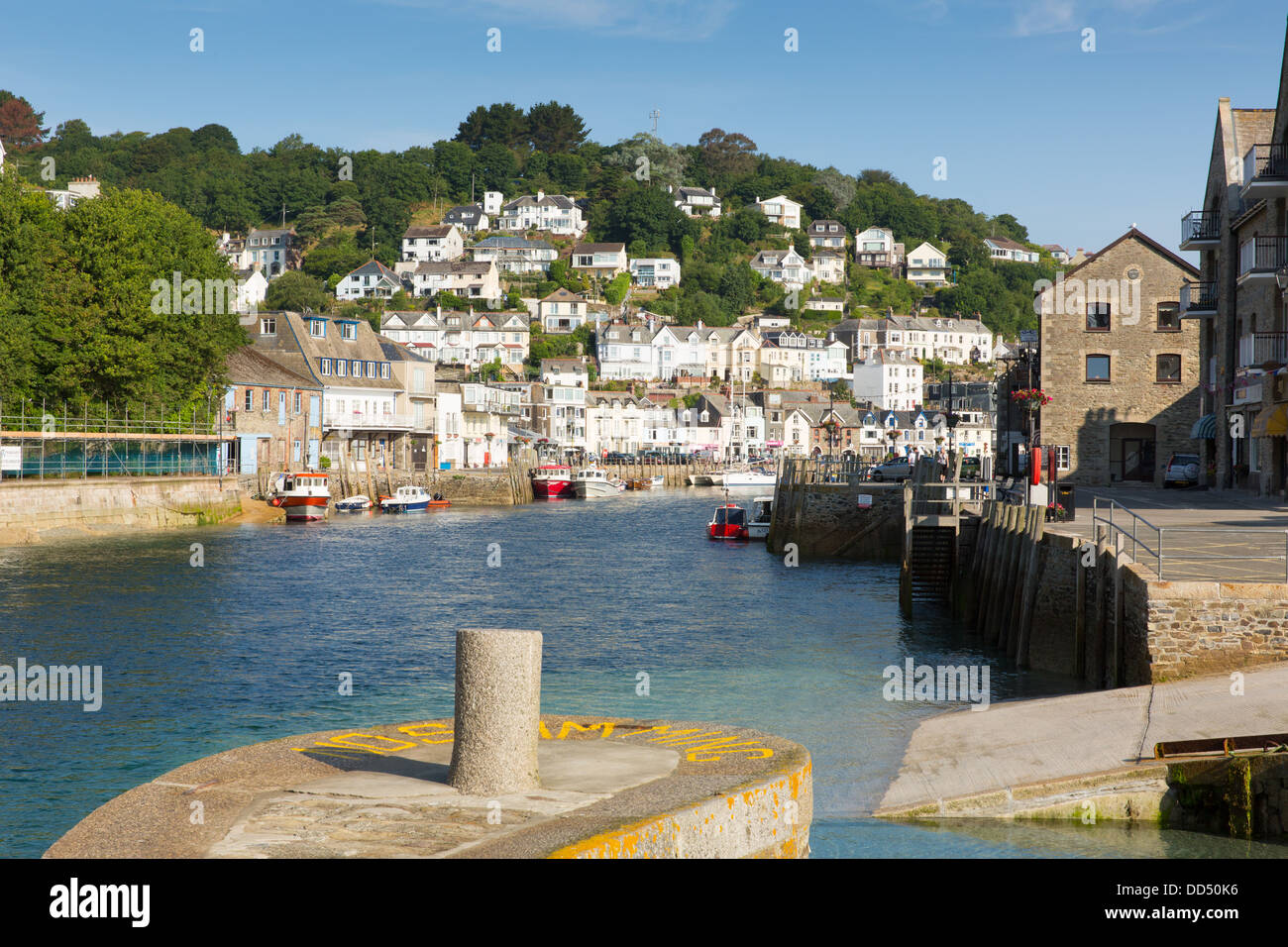 Looe harbour and fishing village Cornwall England uk, beautiful Cornish ...