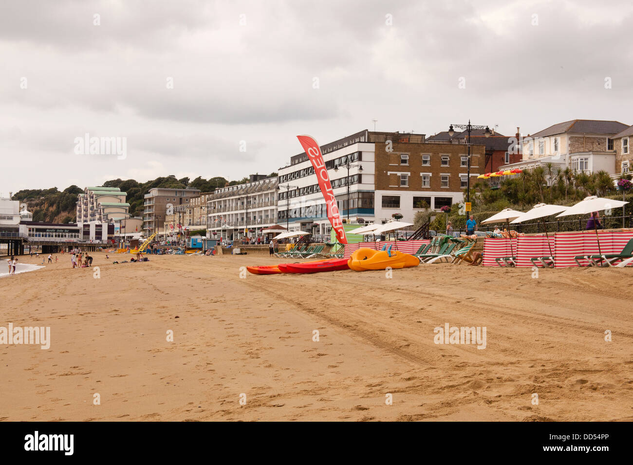 Sandown beach Isle of Wight, Hampshire, England, united Kingdom Stock
