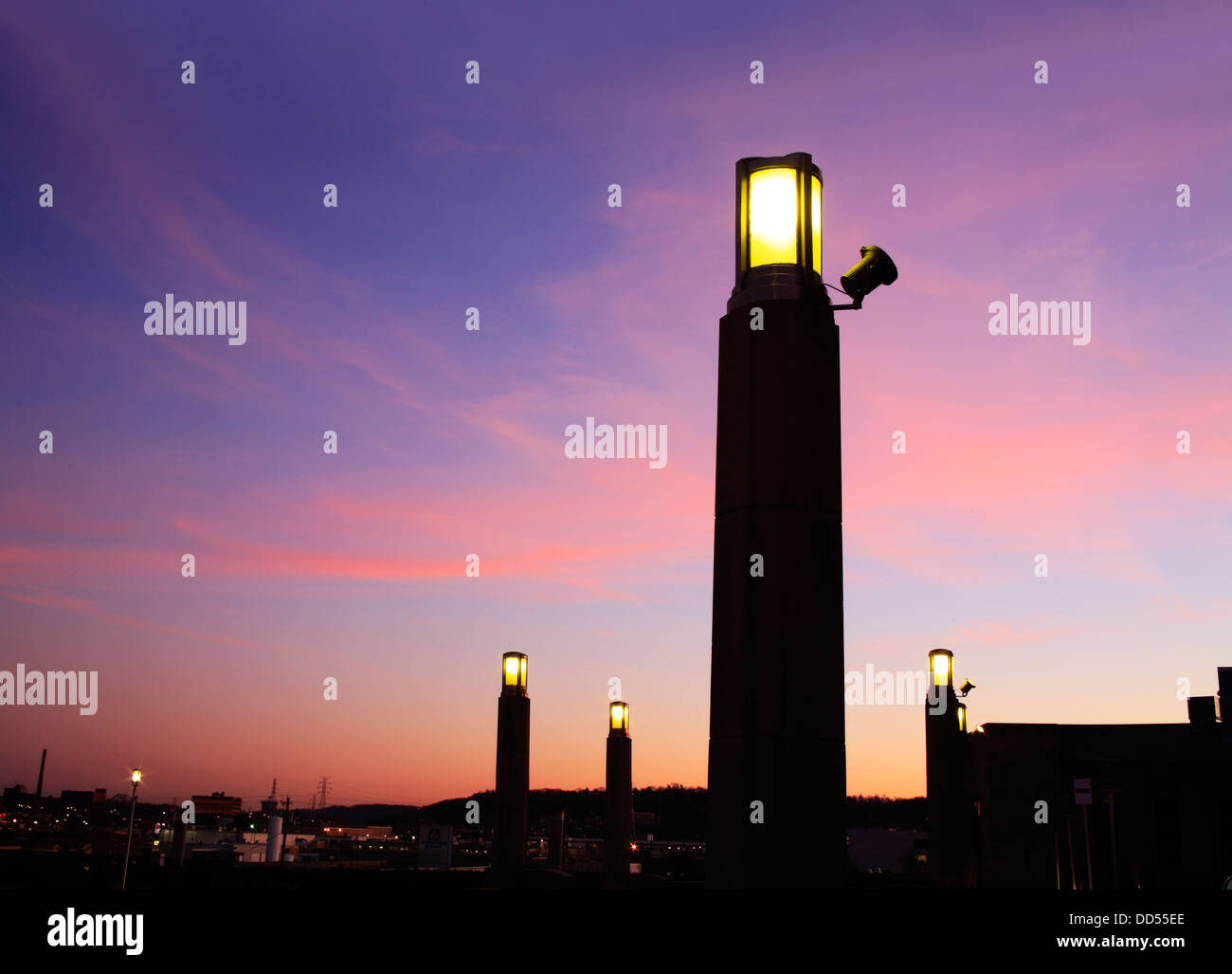 Sunset pillars hi-res stock photography and images - Alamy