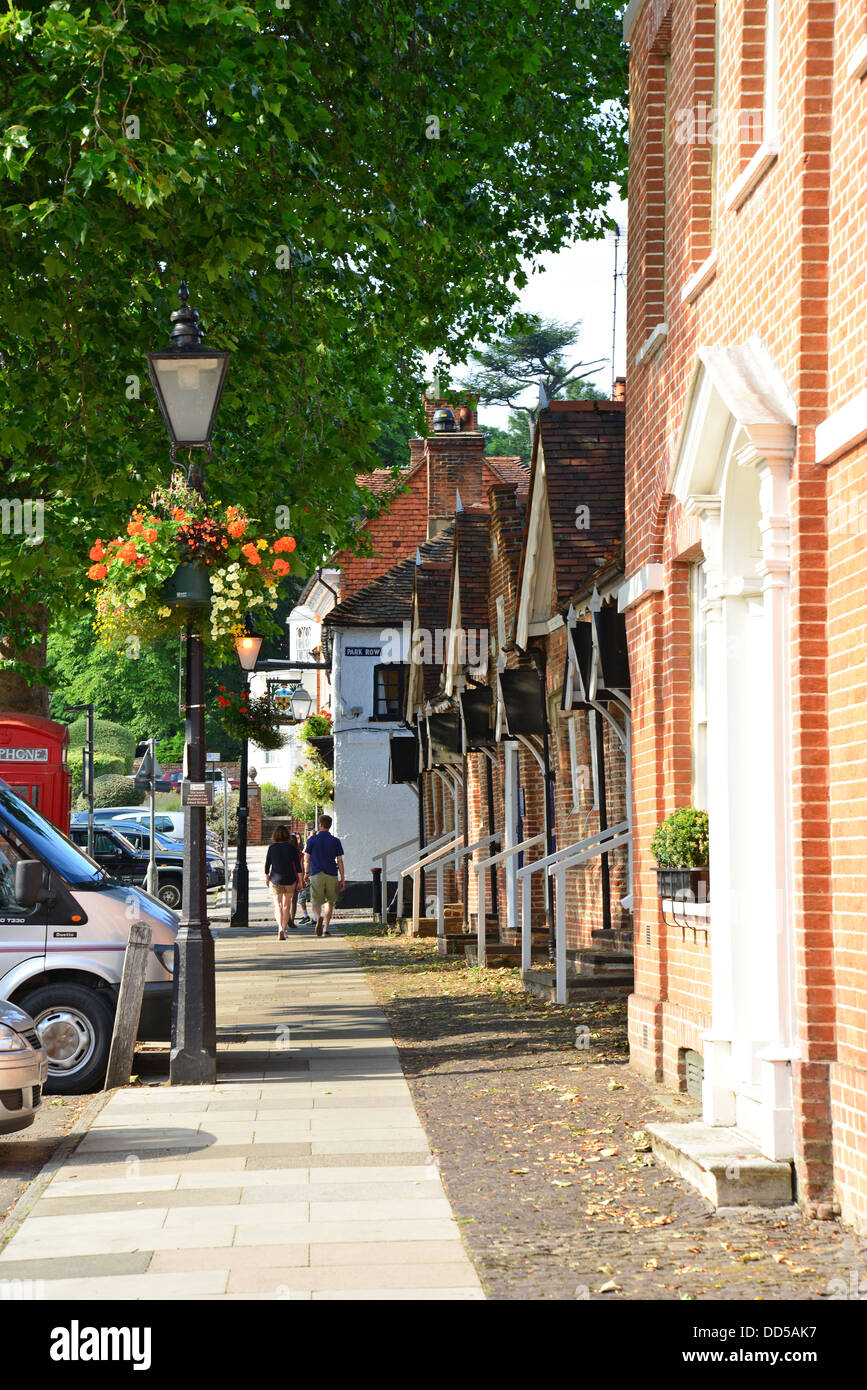 17th century almshouses, Castle Street, Farnham, Surrey, England ...