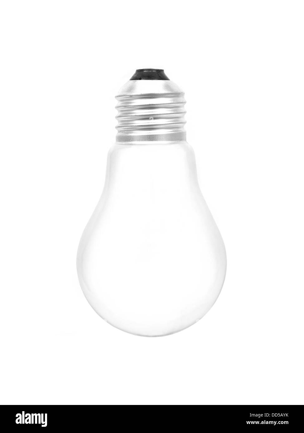 A light globe isolated against a white background Stock Photo Alamy