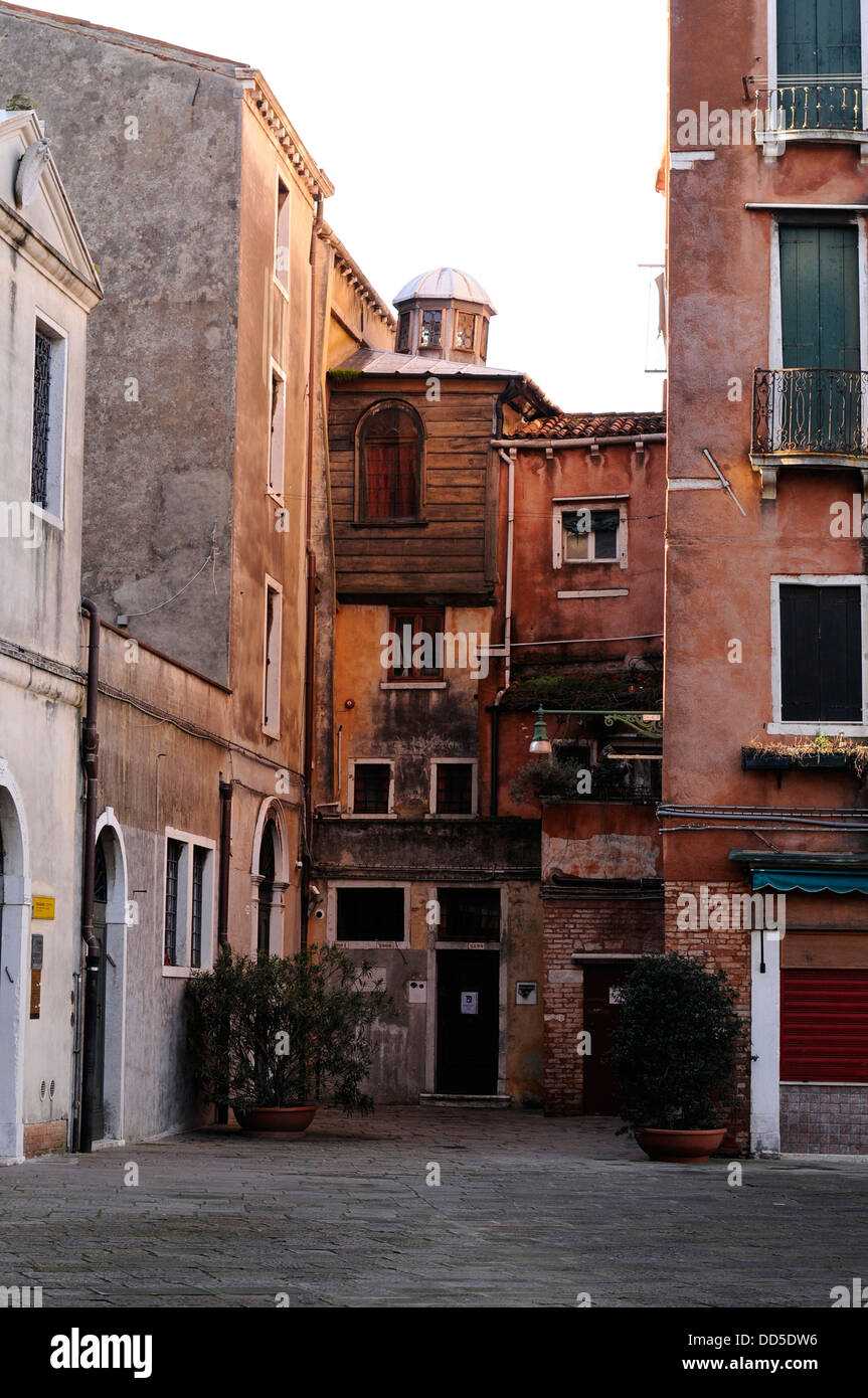 Homes in Venice Italy Stock Photo Alamy