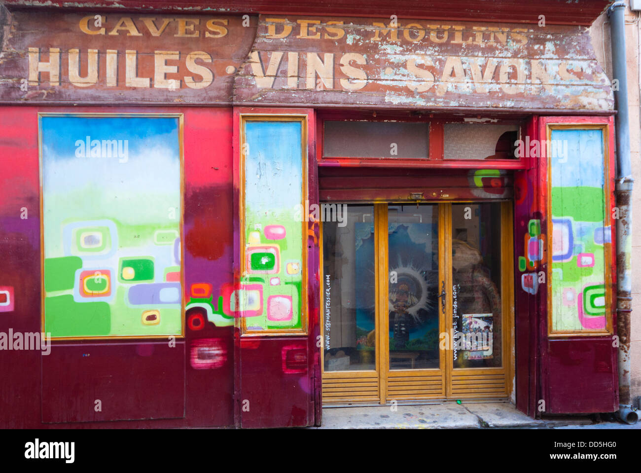 Shop, Le Panier district, Marseille, Bouches-de-Rhone, Provence-Alpes-Cote-d'Azur, France, Europe Stock Photo