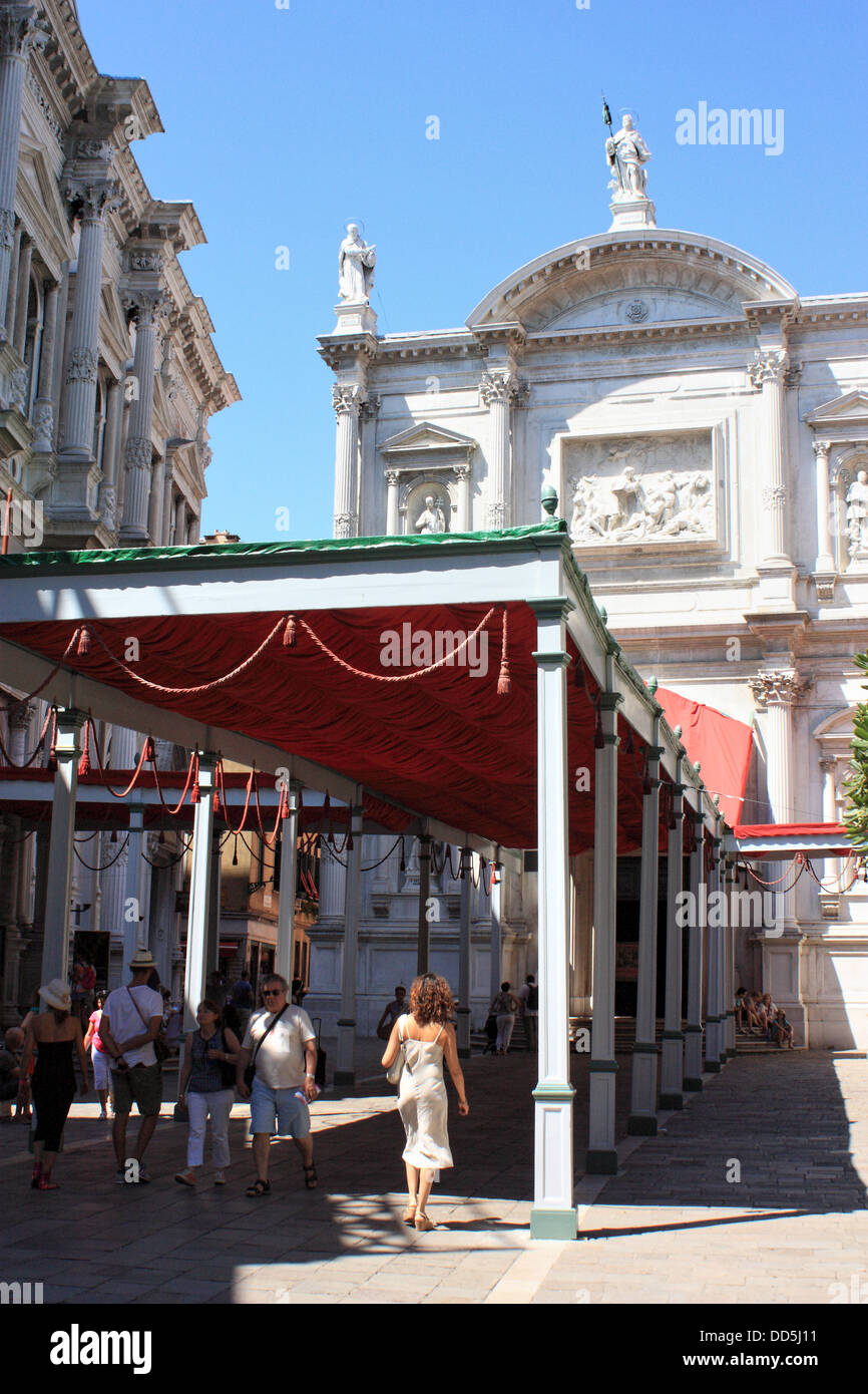 Festa di San Rocco at Convento dei Frari Frati Minori Conventuali Stock Photo