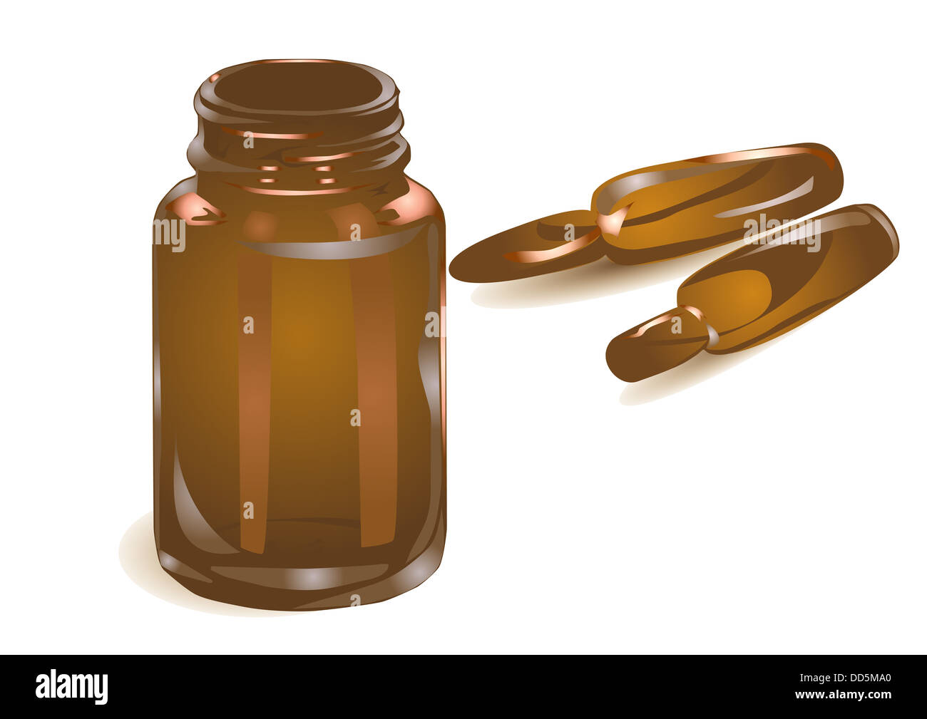 brown glass bottle Stock Photo Alamy